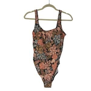 NEW A Pea in the Pod Maternity Bathing Suit One Piece Floral Boho Resort Size S